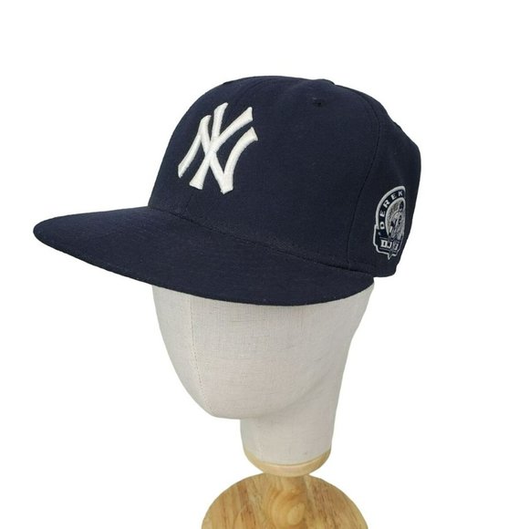 New Era New York Yankees Derek Jeter 3000 Hits 59Fifty Fitted Cap Hat Size 7 - Picture 1 of 9
